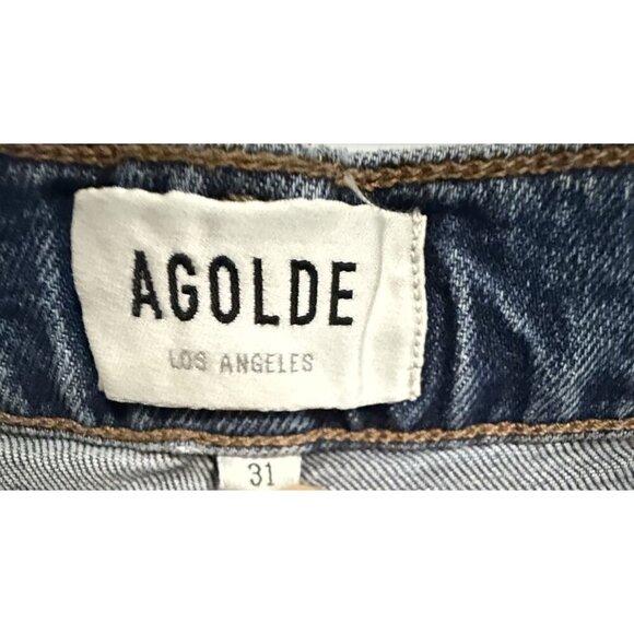 Agolde Los Angeles Blue Jeans Streetwear Vintage High Rise Casual Chic Streetwea - Picture 10 of 13